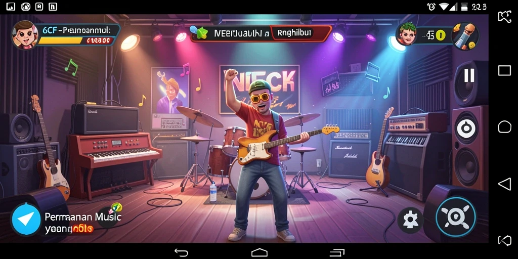 Tampilan gameplay 6CF yang seru dan penuh warna.