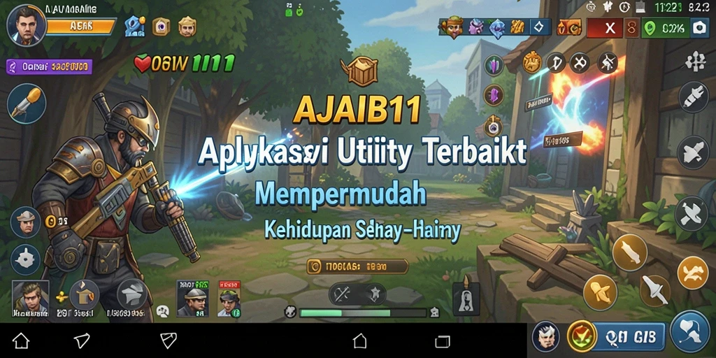 Tampilan utama AJAIB11 yang sederhana dan fungsional.