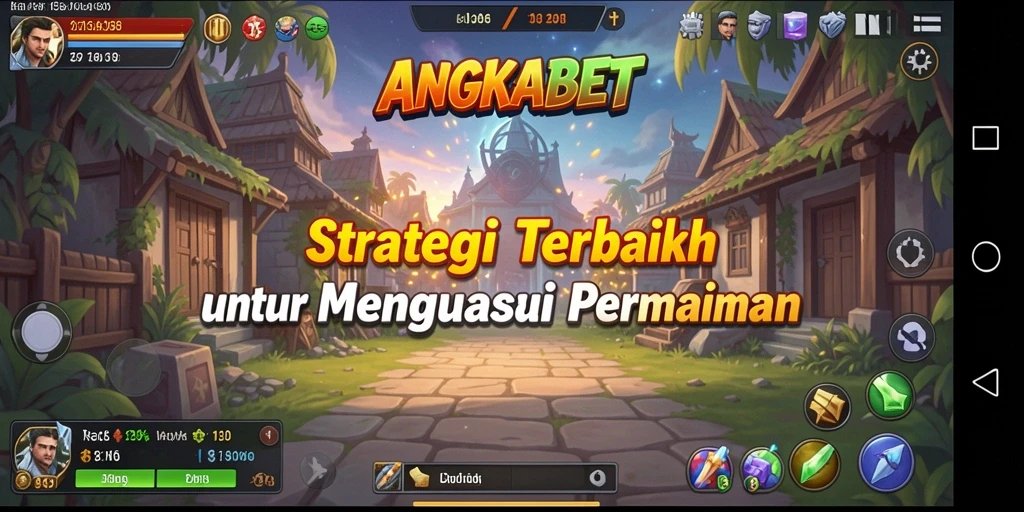 Tampilan gameplay strategis yang mendebarkan di ANGKABET.