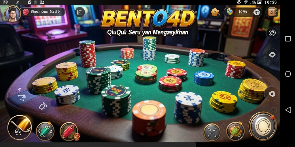 Tampilan gameplay QiuQiu yang seru di BENTO4D.
