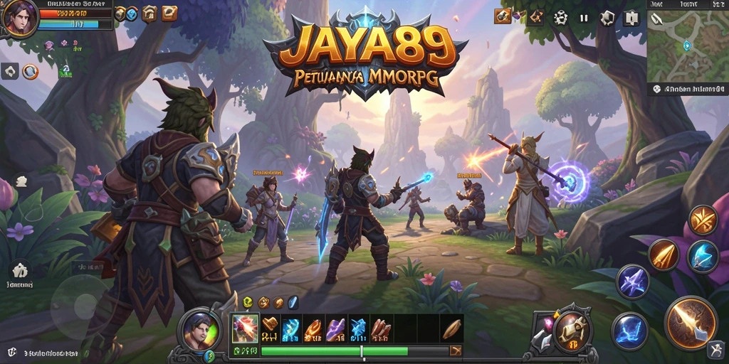 Tampilan gameplay JAYA89 yang menarik dan mendebarkan dalam dunia MMORPG.