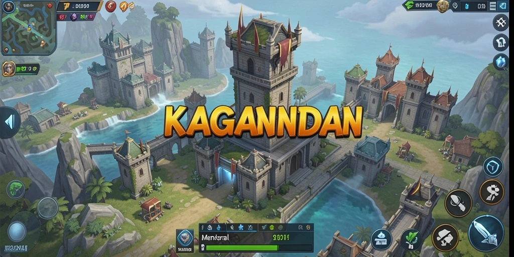 Gambaran menakjubkan gameplay KAGANDAN sebagai Tower Defense.