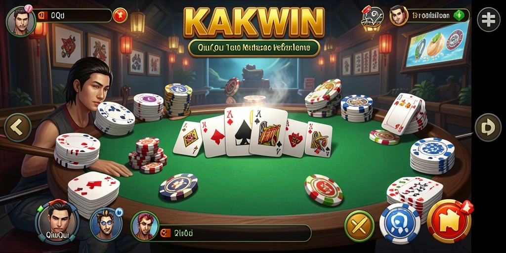 Gameplay seru KAKWIN dalam aksi QiuQiu yang mendebarkan.