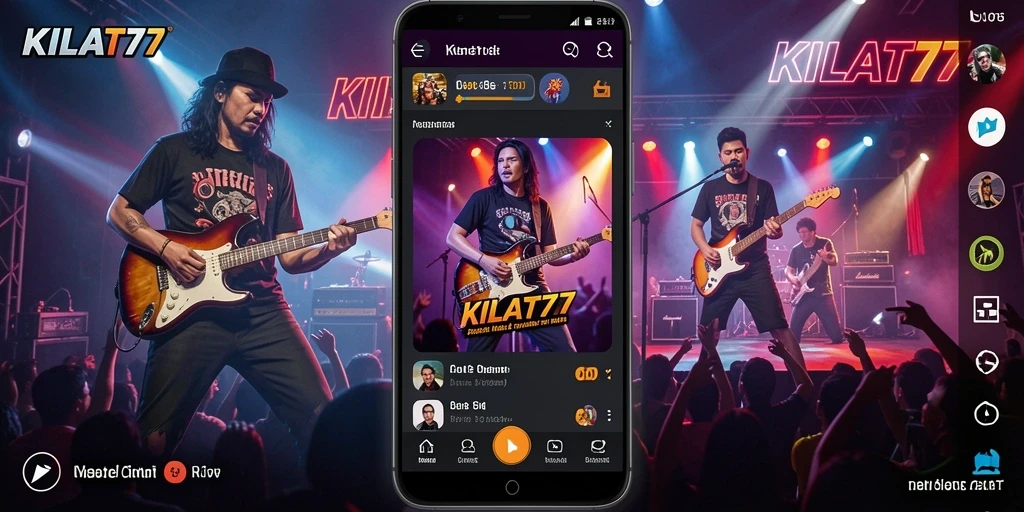 Tangkapan layar KILAT77 menampilkan antarmuka permainan musik yang interaktif dan menarik.