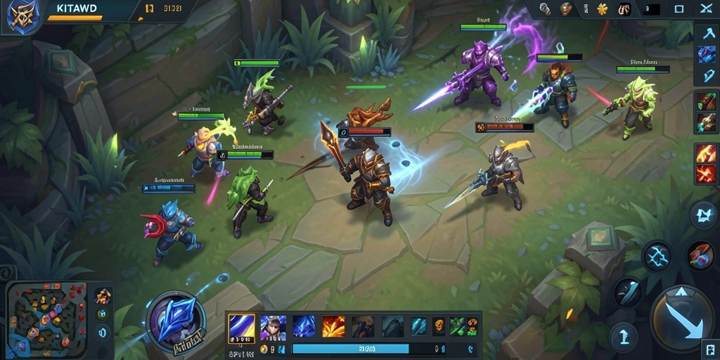 Gameplay seru dengan pertempuran antartim di KITAWD.