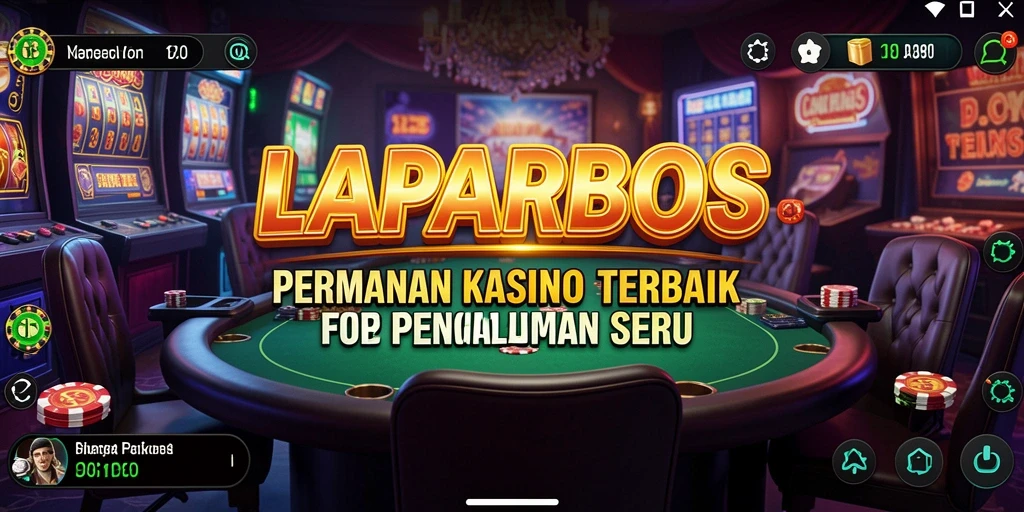 Tampilan menakjubkan gameplay Kasino di LAPARBOS yang menghibur.