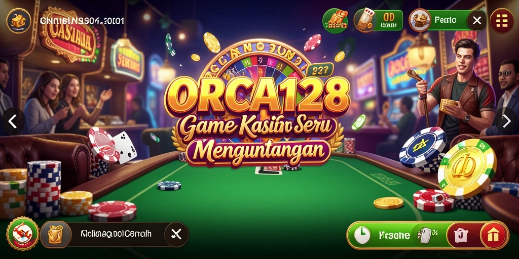 Gameplay ORCA128 yang penuh warna dan seru.
