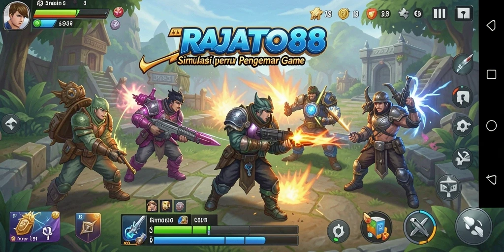 Tampilan gameplay menarik di RAJATOTO88 dengan interaksi pemain.