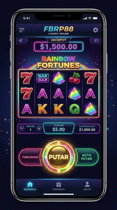 Fitur kategori yang memudahkan pencarian aplikasi di fbrp88.